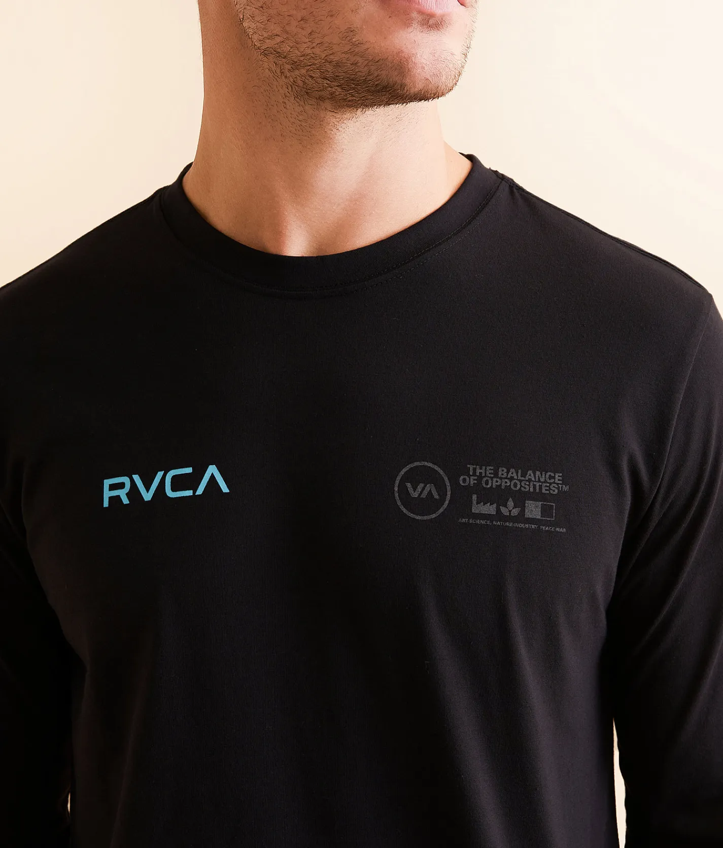RVCA Mod Sport T-Shirt Black Discount