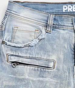 PREME Moto Skinny Stretch Jean Monaco Best