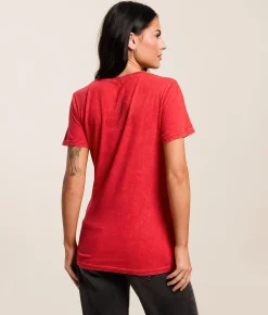 Tops | Affliction Monolithic Echo T-Shirt Cherry Lava Wash