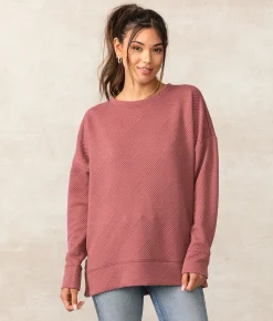 Buckle Black Monroe Chevron Pullover Light Taupe Outlet