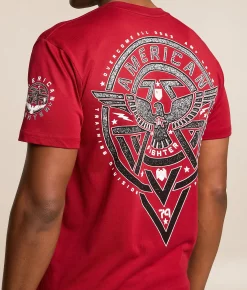 Tops|Graphic T-Shirts | American Fighter Monrovia T-Shirt Scooter Rhubarb