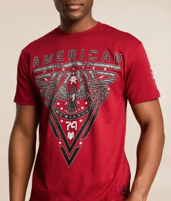 Tops|Graphic T-Shirts | American Fighter Monrovia T-Shirt Scooter Rhubarb