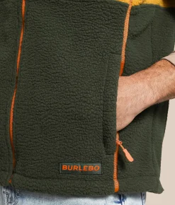 Coats & Jackets | BURLEBO Montana Sherpa Vest Timber