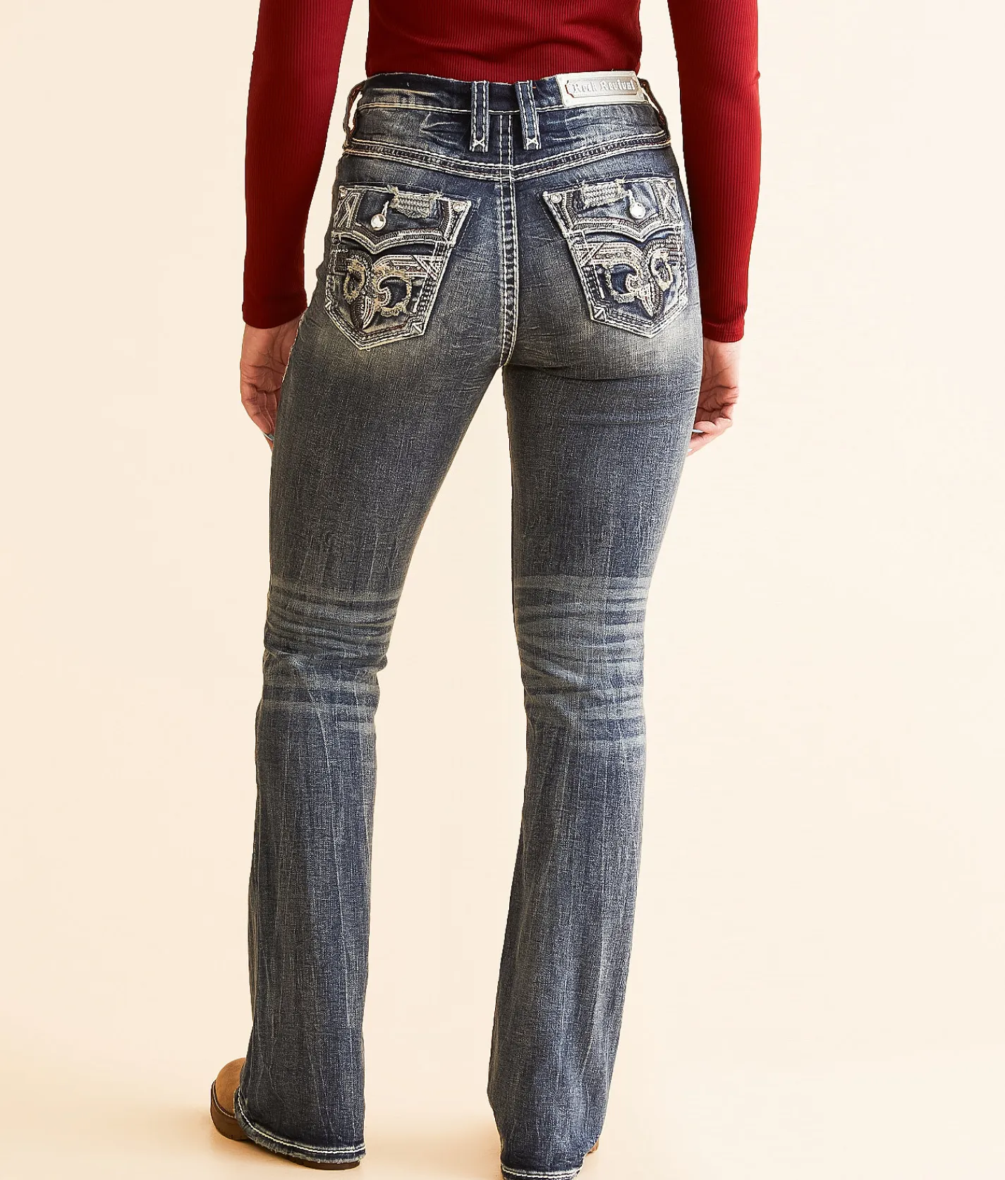 Jeans|Bottoms | Rock Revival Montara Curvy Boot Stretch Jean Montara HB203