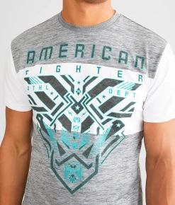 Graphic T-Shirts | American Fighter Montross T-Shirt Heather Grey White