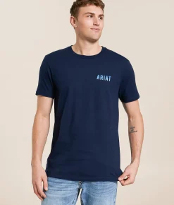 Ariat Monument T-Shirt New Navy Best