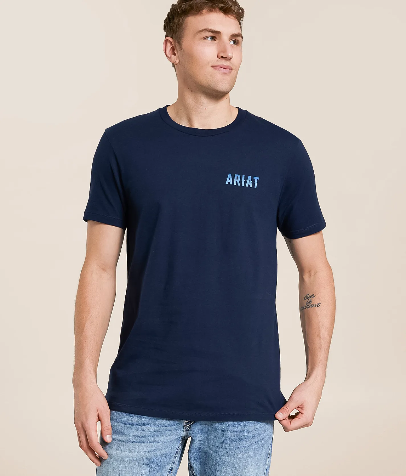 Ariat Monument T-Shirt New Navy Best