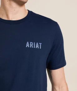 Ariat Monument T-Shirt New Navy Best
