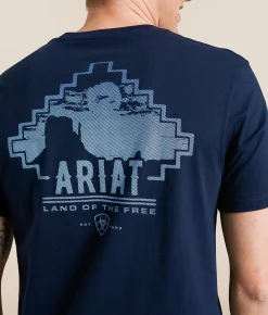 Ariat Monument T-Shirt New Navy Best