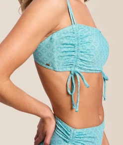Rip Curl Moon Geo Swim Top Blue