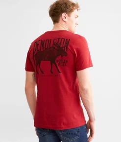 Graphic T-Shirts | Pendleton Moose T-Shirt Canvas Red