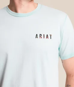 Ariat More Cowboy Thank You T-Shirt Quiet Tide Clearance