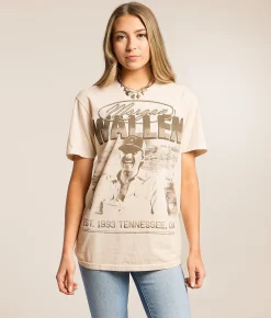 Tops | Bravado Morgan Wallen 1993 Band T-Shirt Sand