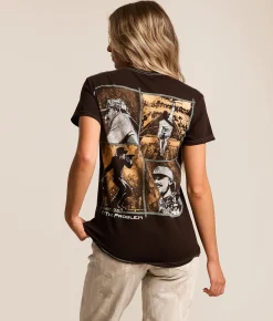 Bravado Morgan Wallen Band T-Shirt Brown Outlet