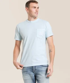 Tops|Graphic T-Shirts | Fieldstone Morning Flight T-Shirt Chambray