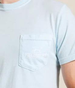 Tops|Graphic T-Shirts | Fieldstone Morning Flight T-Shirt Chambray