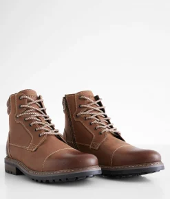 Outpost Makers Morrow Leather Boot Mocha Brown Clearance