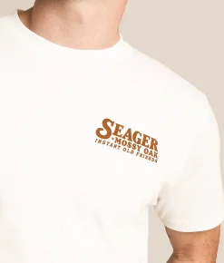 Seager Mossy Oak Bird Dog T-Shirt White Sale