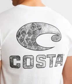 Tops|Graphic T-Shirts | Costa® Mossy Oak Coastal T-Shirt Light Blue