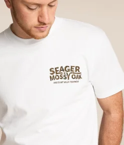 Seager Mossy Oak I.O.F. T-Shirt White Best
