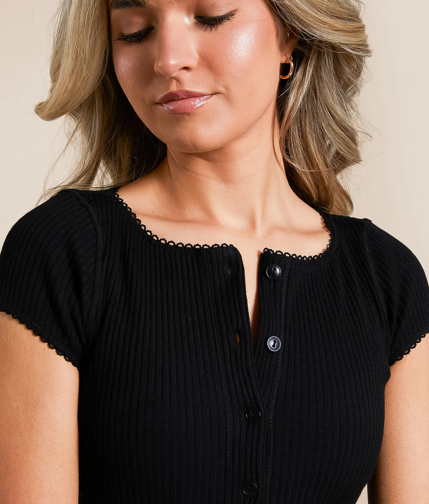 Free People Most Wanted Cardi Top Black Online
