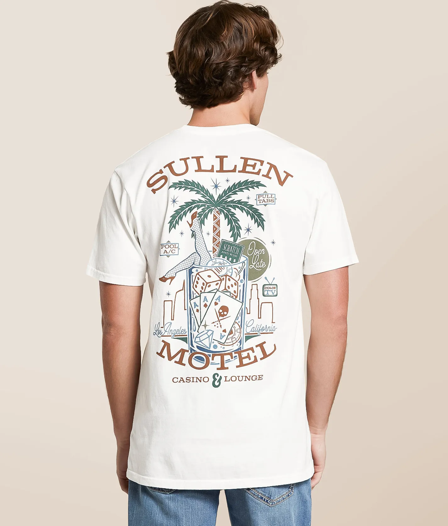 Sullen Motel T-Shirt Antique White Online