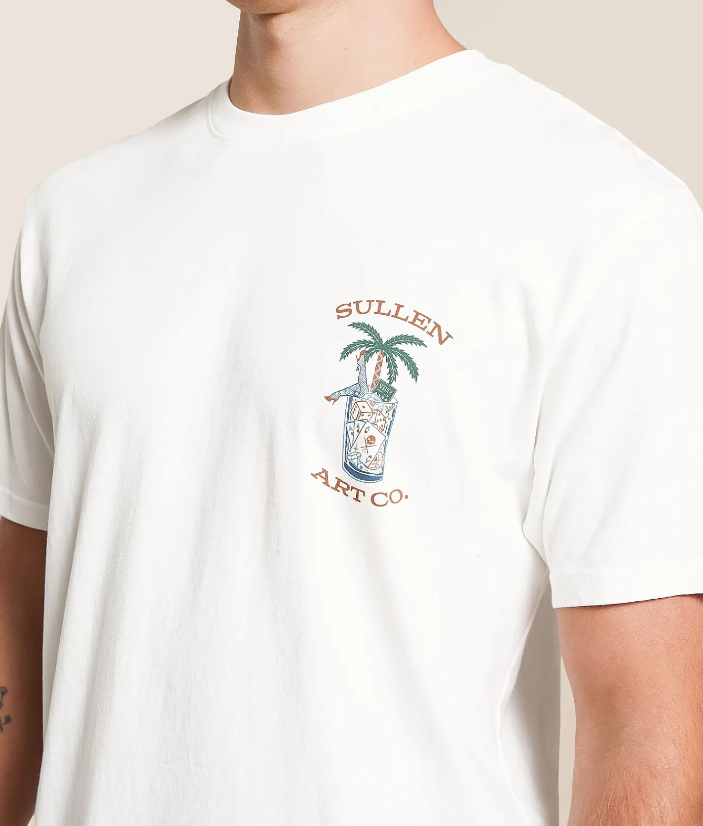 Sullen Motel T-Shirt Antique White Online