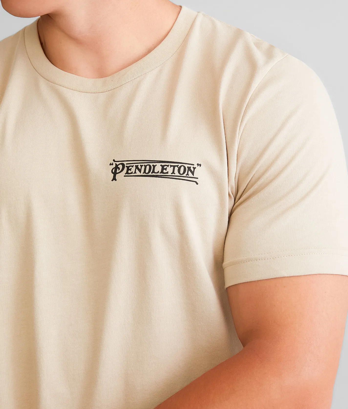 Pendleton Motif T-Shirt Tan Sale