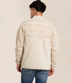 Tops | Hurley Motion Blocked Windchill Pullover Bone