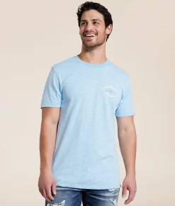 Graphic T-Shirts | Hurley Motion T-Shirt White Blue Heroic