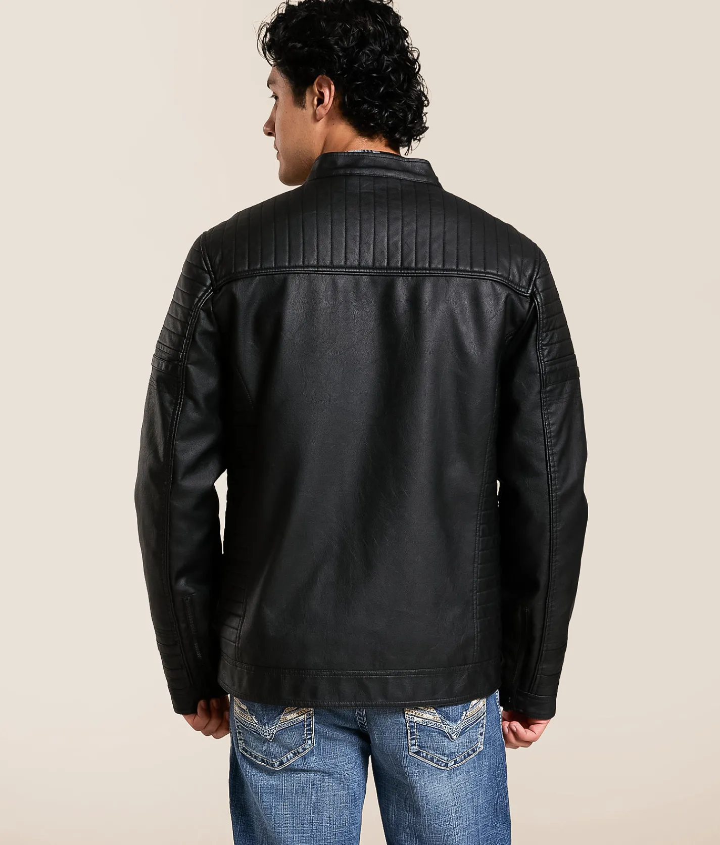 Tops|Coats & Jackets | Buckle Black Moto Pleather Jacket Black