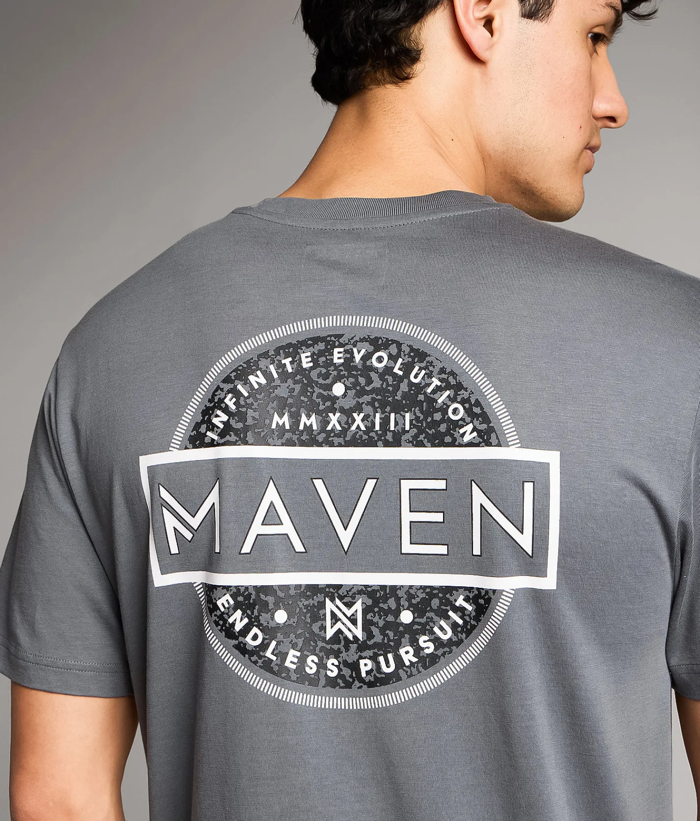 Maven Co-op Mottled Performance T-Shirt Storm Sale