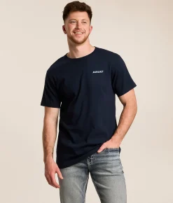 Ariat Mountaineer T-Shirt Navy Ink Hot