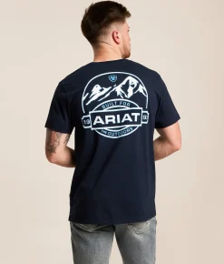 Tops | Ariat Mountaineer T-Shirt Navy Ink
