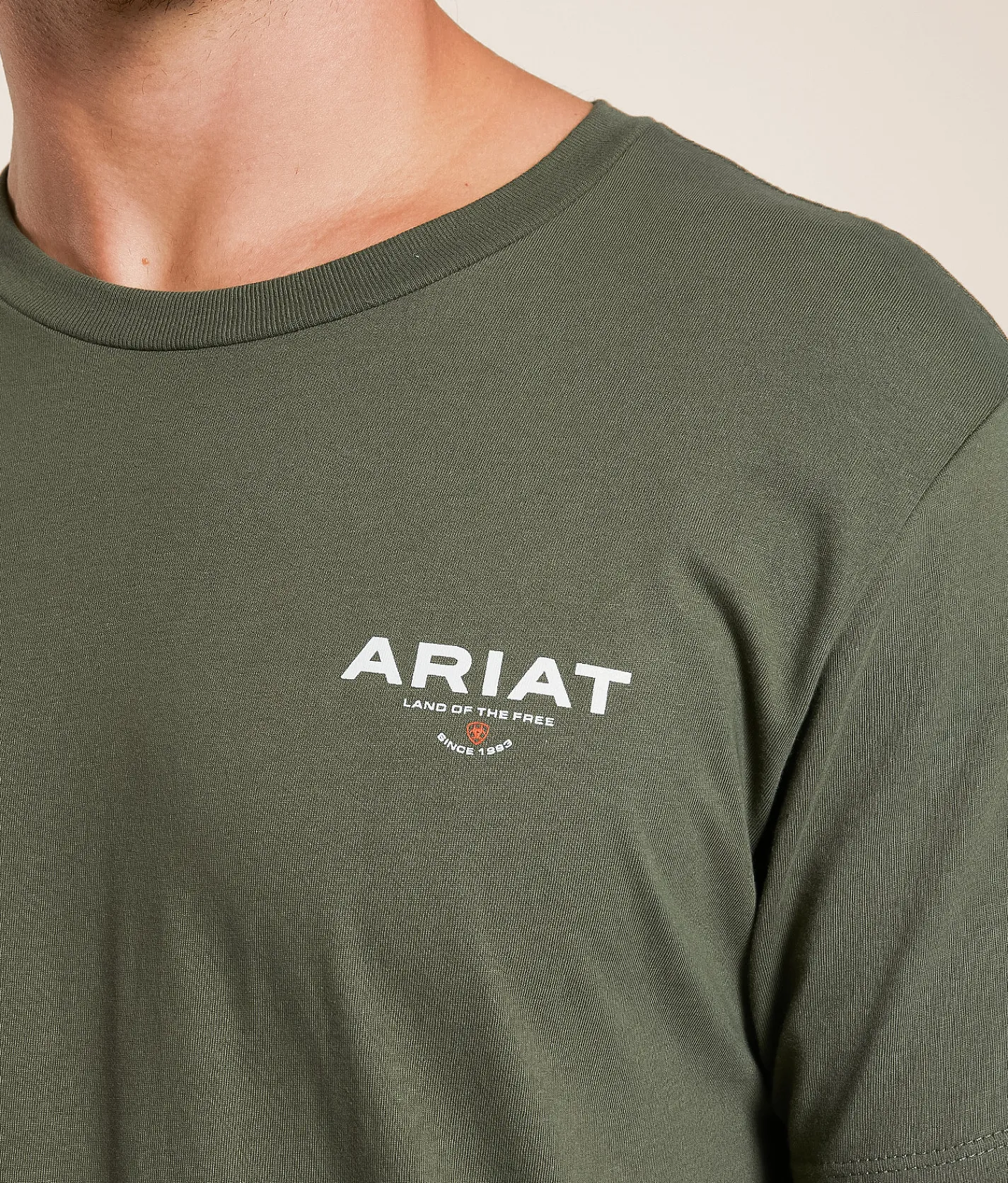 Tops|Graphic T-Shirts | Ariat Mountain Forest Shield T-Shirt Surplus Green