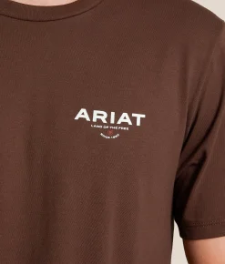 Tops|Graphic T-Shirts | Ariat Mountain Forest T-Shirt Puce