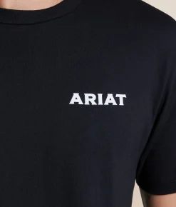 Tops|Graphic T-Shirts | Ariat Mountain Pass T-Shirt Black