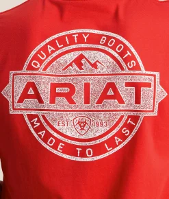 Ariat Mountain Seal T-Shirt Mars Red
