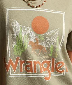 Tops | Wrangler® Mountain T-Shirt Lichen Green