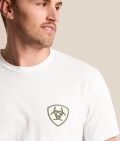 Ariat Mount Saint Barbo T-Shirt White Outlet