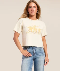Kimes Ranch Movin' Out Cropped T-Shirt Ivory Best