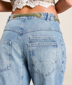 Jeans | Free People Moxie Low Slung Pull On Jean Truest Blue