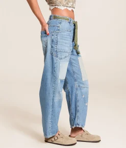 Jeans | Free People Moxie Low Slung Pull On Jean Truest Blue