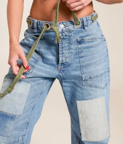 Jeans | Free People Moxie Low Slung Pull On Jean Truest Blue