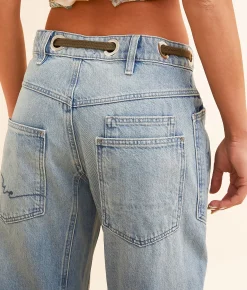 Free People Moxie Low Slung Pull On Jean Nighthawk Clearance