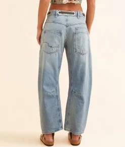Free People Moxie Low Slung Pull On Jean Nighthawk Clearance