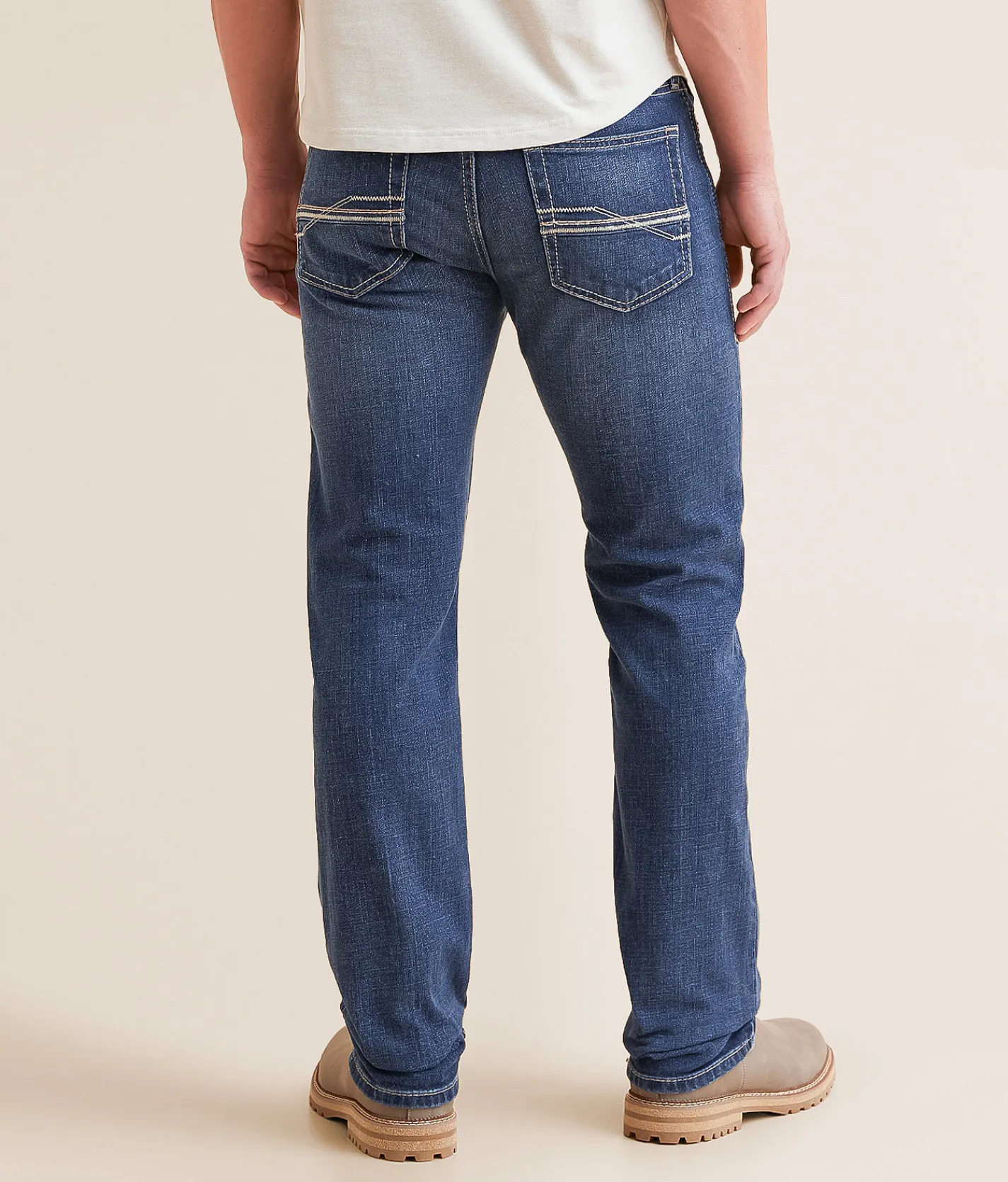 Ariat M8 Straight Stretch Jean Champ Discount