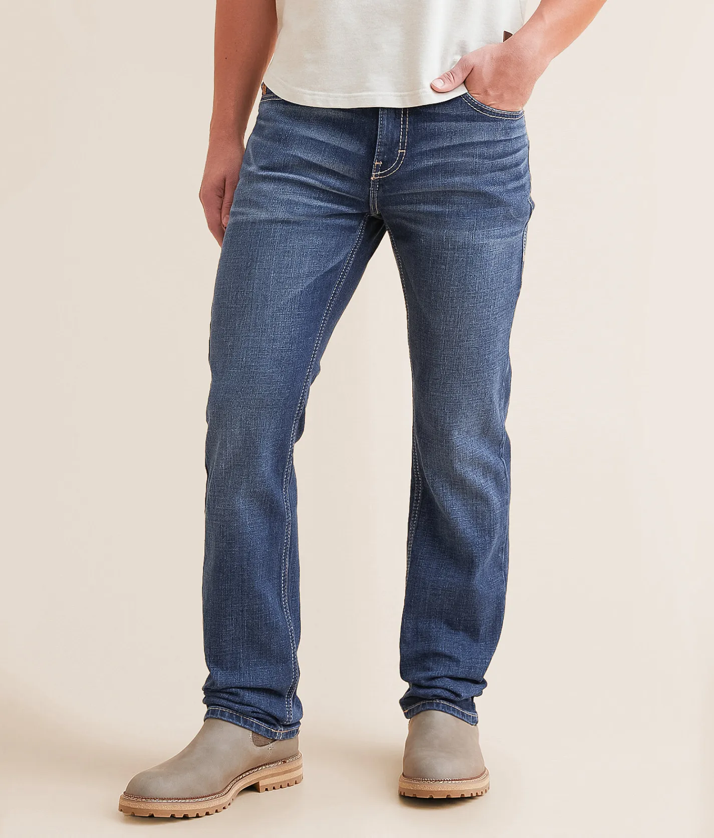 Ariat M8 Straight Stretch Jean Champ Discount