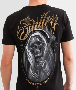 Sullen Muerte Reaper T-Shirt Jet Black Online