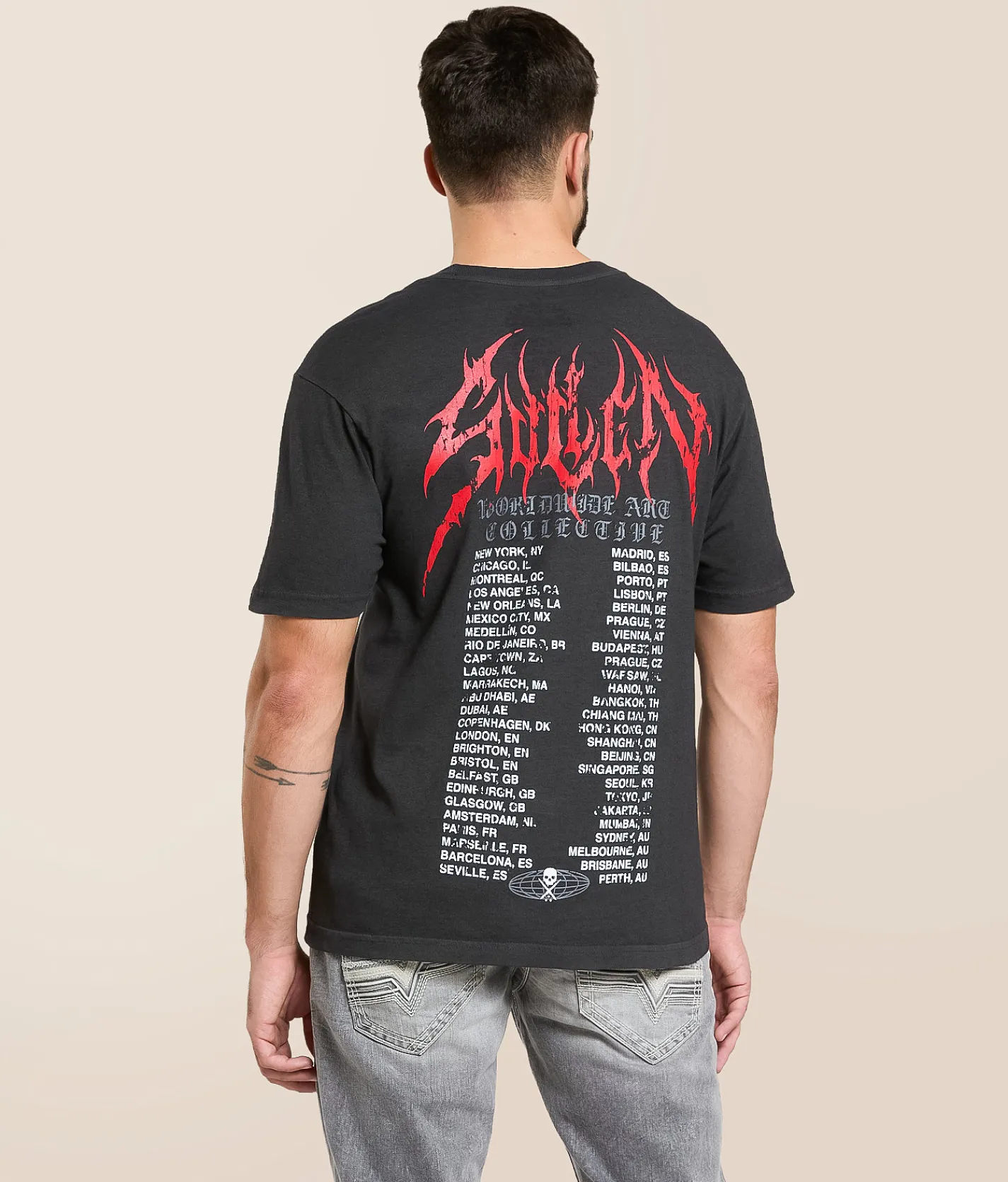 Sullen Mugshot T-Shirt Vintage Black Online